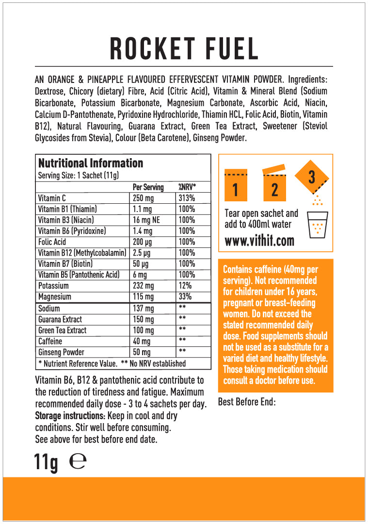 VITHIT ROCKET FUEL - ORANGE &amp; PINEAPPLE